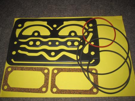 Ремонтный комплект прокладок ГБЦ компрессора DAF/SCANIA/VOLVO FH12 (G1/2),FH16 (G1/2) A66RK034B 